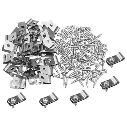 200 Stück Drahtzaun-Clips-Set, Zaunzubehör, Hardware-Kit von DfuGift