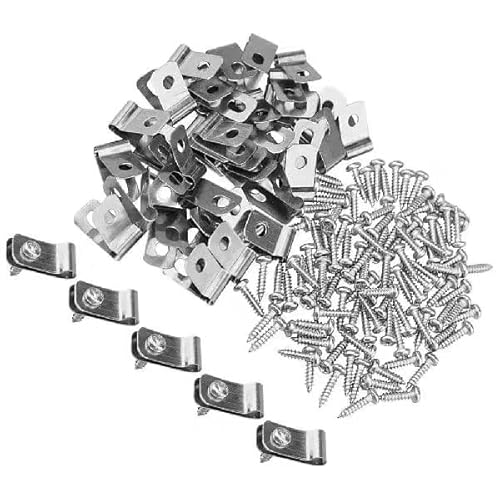 200 Stück Drahtzaun-Clips mit Schrauben, Zaunzubehör, Hardware-Kit von DfuGift