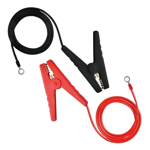 DfuGift 91 cm langes Elektrozaun-Kabel mit Clips, Überbrückungsdrähte für Solar- oder AC-Zaun-Ladegerät-Systeme, kompatibel mit Erdungsstäben und Zaunlinien auf Bauernhof oder Ranch DfuGift 91 cm langes Elektrozaun-Kabel mit Clips, Überbrückungsdrähte für Solar- oder AC-Zaun-Ladegerät-Systeme, kompatibel mit Erdungsstäben und Zaunlinien auf Bauernhof oder Ranch von DfuGift