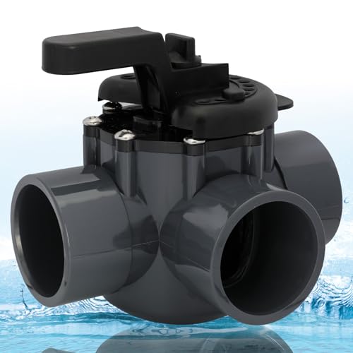 Dgavxa 3-Wege-Pool-Umstellventil, 2-2,5 Zoll, kompatibel mit Bodenpool und Spa-Systemen, Ersatzteil 263028 Dgavxa 3-Wege-Pool-Umstellventil, 2-2,5 Zoll, kompatibel mit Bodenpool und Spa-Systemen, Ersatzteil 263028 von Dgavxa