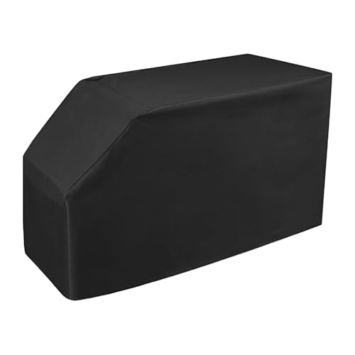 BBQ Grillabdeckung für Outdoor, wasserdichte und wetterfeste, 114x59 x 63 cm, schwarzen Stein 2brenner Grillabdeckungen, 600D schwere Anti-UV-Canvas Flat Top BBQ-Abdeckung, einstellbare Träger und ein von Dgayaeic