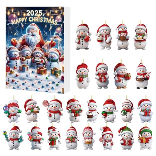 Dgayaeic Adventskalender | 2D Acrylic Kreativ Kalender - -Dekofigur Für Kinder Und Erwachsene Als Tischdekoration Oder Fensterschmuck von Dgayaeic