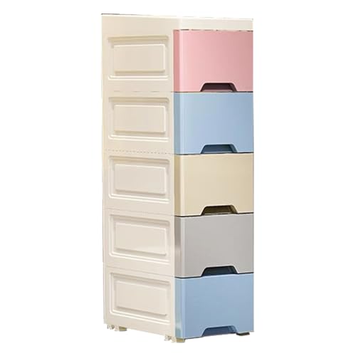 Dgayaeic Aufbewahrungsschrank für kleine Räume – Stehender Organizer-Schrank mit Rollen für kleine Räume, 5-stöckiges Schubladendesign, vertikaler Organizer-Turm für Unternehmen, Schlafsaal Dgayaeic Aufbewahrungsschrank für kleine Räume – Stehender Organizer-Schrank mit Rollen für kleine Räume, 5-stöckiges Schubladendesign, vertikaler Organizer-Turm für Unternehmen, Schlafsaal von Dgayaeic