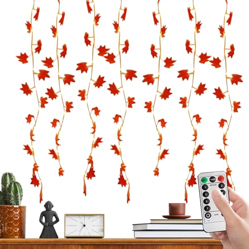 Dgayaeic Herbst Lichterkette | USB Lichterkette Mit Timer Für Thanksgiving | 8 Modi Deko Für Halloween Thanksgiving Fest,Für Zuhause Deko Wohnzimmer Kamin Wand Bauernhof Terrasse Garten Dgayaeic Herbst Lichterkette | USB Lichterkette Mit Timer Für Thanksgiving | 8 Modi Deko Für Halloween Thanksgiving Fest,Für Zuhause Deko Wohnzimmer Kamin Wand Bauernhof Terrasse Garten von Dgayaeic