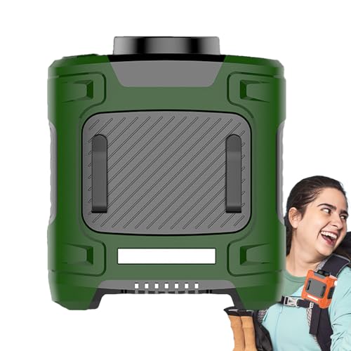Dgayaeic Hüftklemmventilator - Tragbarer Gürtellüfter Mit Integrierter Beleuchtung | Multifunktional Unverzichtbar Bei Heißem Wetter Für Sport Reisen Wandern Camping von Dgayaeic