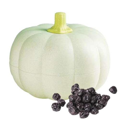 Dgayaeic Kürbis-Servierschale mit Deckel, Halloween-Kürbis-Lebensmittel-Display-Schüssel, Halloween-Snack-Aufbewahrungsschale für Obst, Nüsse, Süßigkeiten und Weihnachtssnacks von Dgayaeic