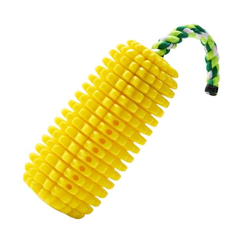 Dgayaeic Mais Kauspielzeug,Welpe Kauspielzeug Mais Spielzeug | Quietsch Zahnreiniger - Für Große Mittelkleine Rassen Kauspiel Training Aggressiver Kauer Draußen von Dgayaeic