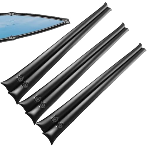 Dgayaeic Pool Abdeckung Wasserbälle | 3er Set 20 cm Pool Wasserrohre Säcke | Abdeckung Schutz Für Winter Garten Outdoor Garten Sturm Hochwasser Lagerung von Dgayaeic