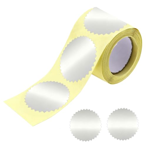 Dgayaeic Prägesticker | Urkundenpapier Belohnungsaufkleber - 100 Stücke Notarfolien Siegel Bürobedarf für Auszeichnungen Archivierung Baby Shower Einladung Hochzeit von Dgayaeic