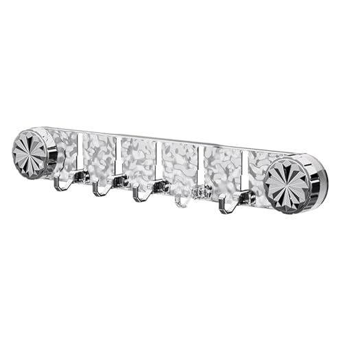 Dgayaeic Saugnapfhaken für Dusche, 5 Haken, Küche, ohne Bohren, robuste Handtuchaufhänger für Wand, Küche, Badezimmer, Waschküche, Schlafzimmer, Wohnung, Schlafsaal, Dusche von Dgayaeic
