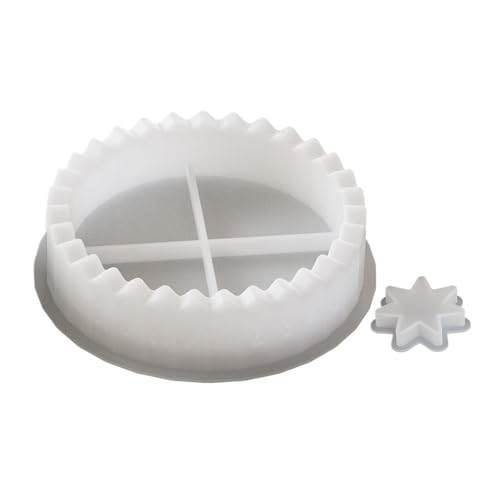 Dgayaeic Silikonform Für Gießharz, Weihnachtliche Kerzenständer Form Adventszeit, Einfache Entnahme Wiederverwendbare Gussformen 2 Stück Für Zement Gips Beton Kunst Handwerk Dgayaeic Silikonform Für Gießharz, Weihnachtliche Kerzenständer Form Adventszeit, Einfache Entnahme Wiederverwendbare Gussformen 2 Stück Für Zement Gips Beton Kunst Handwerk von Dgayaeic