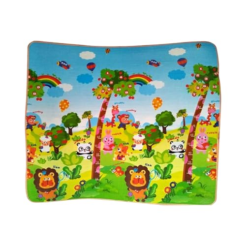 Dgayaeic Spielteppiche für Kinder, Spielzimmer, waschbarer Klassenzimmerteppich, doppelseitig, interaktive Unterlage, Teppich für Klassenzimmer, Spielzeit, drinnen und draußen, Picknick, Kindergarten von Dgayaeic