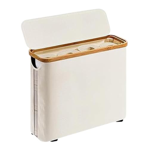 Dgayaeic Toilettenpapier-Aufbewahrung, Wasserdichtes Design, Oxford-Stoff, Toilettenpapierkorb Mit Deckel, Mehrzweck-Aufbewahrungskorb, Platzsparend, Für Badezimmerschrank, Wäscherei, Küchenzimmer Dgayaeic Toilettenpapier-Aufbewahrung, Wasserdichtes Design, Oxford-Stoff, Toilettenpapierkorb Mit Deckel, Mehrzweck-Aufbewahrungskorb, Platzsparend, Für Badezimmerschrank, Wäscherei, Küchenzimmer von Dgayaeic