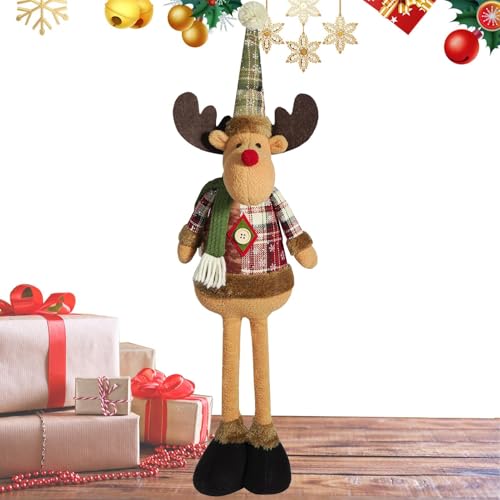 Dgayaeic -Weihnachtsdekoration, Weihnachtsmann-Dekoration | -Dekoration, stehend, mit ausziehbaren Beinen | Stehende Figur, weihnachtliche Wohndekoration für Kamin, Schlafzimmer Dgayaeic -Weihnachtsdekoration, Weihnachtsmann-Dekoration | -Dekoration, stehend, mit ausziehbaren Beinen | Stehende Figur, weihnachtliche Wohndekoration für Kamin, Schlafzimmer von Dgayaeic