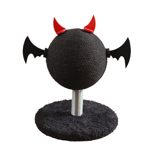 Katzenkratzkugel, Langeweile Reduktion, Cat Scratch -Saugbecherspielzeug, interaktives Kätzchenspielzeug, fördert Bewegung und Aktivität, mit starker Saugung für Fenster, Fliesen, Glas, Glatte Wände von Dgayaeic