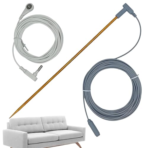 Standard Grounding Cord Cable Plug With Alligator Clip Use For Earthing Products Grounding Sheet Pillowcase Mat Pad Ground Wrist Strap Earth Blanket W/ 40ft Female Ground Cord Portable Ground Rod Kit Standard Grounding Cord Cable Plug With Alligator Clip Use For Earthing Products Grounding Sheet Pillowcase Mat Pad Ground Wrist Strap Earth Blanket W/ 40ft Female Ground Cord Portable Ground Rod Kit von Dgayaeic