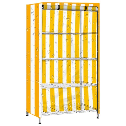 Wasserdichte Regalabdeckung, Lagerregalabdeckung, strapazierfähige, staubdichte Aufbewahrungsdraht-Abdeckungen, 210D-Oxford-Gewebe, schnelle Installation und sichere Passform, für die meisten von Dgayaeic