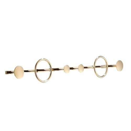 Dh2yjnbf3 Kleiderhaken Wand Leichter Luxus-Kleiderbügel zur Wandmontage, kreative Kleiderhaken for die Eingangstür, Gold, 4 Haken, Kleiderhaken Garderobenleiste von Dh2yjnbf3
