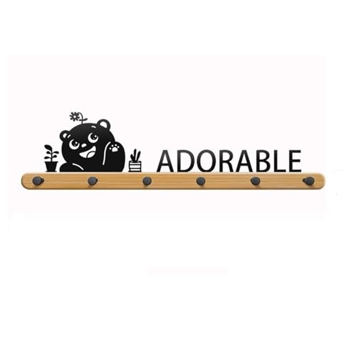 Dh2yjnbf3 Kleiderhaken Wand Wandbehangregal Eingangstür hinter der Wand hängende Kleiderhaken Badezimmer Küchenhaken for Badezimmer, Eingangsbereich, Tasche, Mantel, Schlüssel usw. Garderobenleiste von Dh2yjnbf3