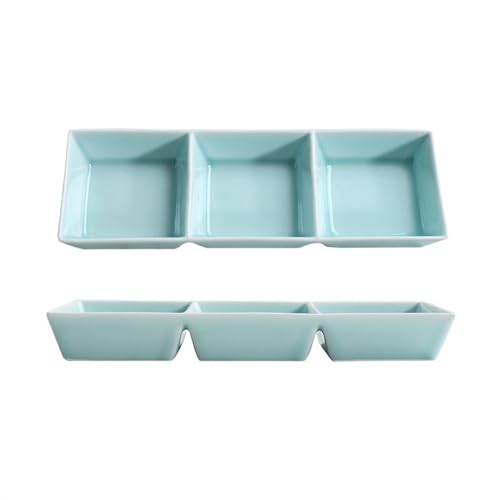 Dh2yjnbf3 Saucenschälchen 1 Stück Celadon Mixing DishHome Commercial Barbecue Sauce Bowl Distributed Dip Bowl Snack Dish Dipschalen Snackschalen(Blue) von Dh2yjnbf3