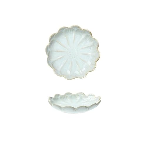 Dh2yjnbf3 Saucenschälchen Keramik Platte Retro Dip Gericht Sushi Sojasauce Gerichte Hause Desktop Snack Platten Dipschalen Snackschalen(Weiß) von Dh2yjnbf3