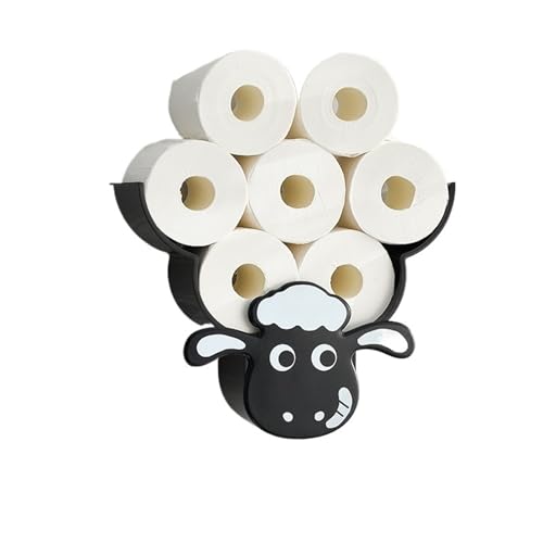 Dh2yjnbf3 Taschentuchbox Taschentuchbox-Halter zur Wandmontage, Selbstklebender Taschentuchbox-Halter for Badezimmer, Schlafzimmer, Wohnzimmer, Küche Kosmetiktücherbox(Schwarz) von Dh2yjnbf3