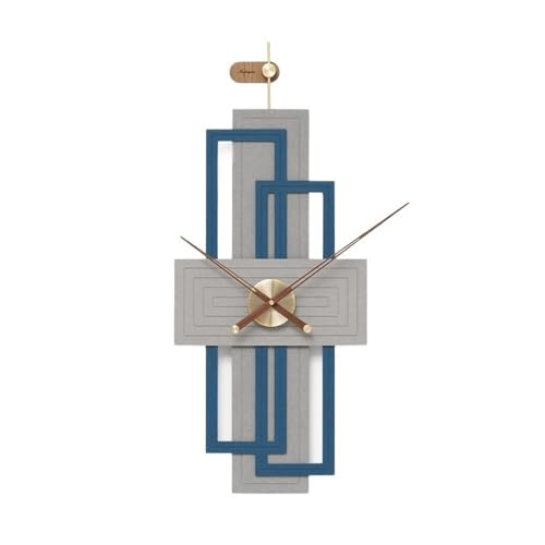 Dh2yjnbf3 Wohnzimmer 40 * 94cm Große Moderne Wanduhr Hintergrund Wand Dekoration for Büro, Wohnzimmer, Küche, Schule Wohndeko(Grigio) von Dh2yjnbf3