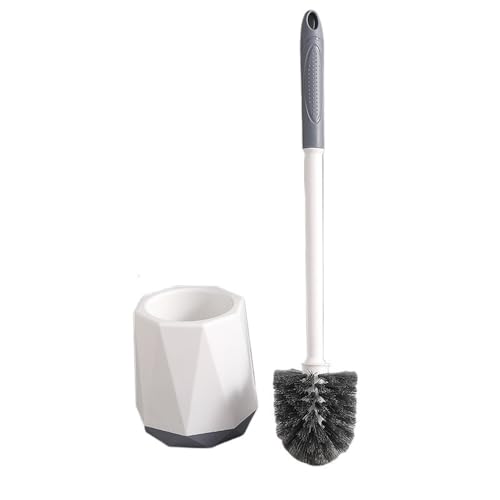 Gründliche Reinigung Haushalts-Toilettenbürsten-Set, Badezimmerreinigung, Langer Griff, Toilettenreinigung mit Sockel Platzsparend von Dh2yjnbf3
