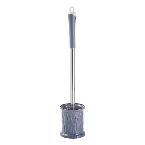 Gründliche Reinigung Silikon-Toilettenbürste ohne Toten Winkel, Toilettenreinigung, Haushaltsbad, Mehrzweck-Reinigungsset Platzsparend(Grigio) von Dh2yjnbf3
