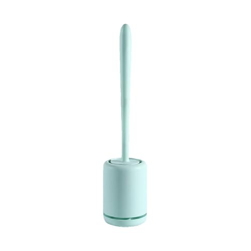 Gründliche Reinigung Toilet Brush Household Bathroom Soft Brush Toilet Cleaning Toilet with Base Platzsparend(Green) von Dh2yjnbf3