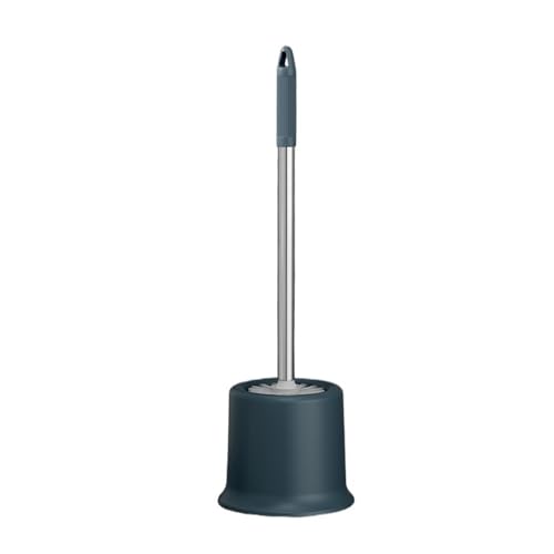 Gründliche Reinigung Toilettenbürste, Haushalts-Badezimmer-Toilettenreinigungs-Toilettenbürste mit Sockel, Badezimmer-Set mit langem Griff Platzsparend(Green) von Dh2yjnbf3