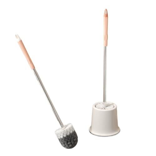 Gründliche Reinigung Toilettenbürste Haushalt Langer Griff Reinigung Badezimmer Waschen Toilette Hocktoilette Platzsparend(Pink) von Dh2yjnbf3