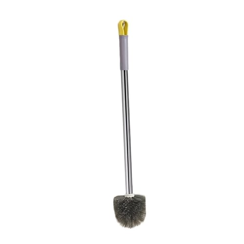 Gründliche Reinigung Toilettenbürste mit langem Griff, Haushaltsreinigung im Badezimmer, an der Wand montierte Toilettenreinigung Platzsparend(Grigio) von Dh2yjnbf3