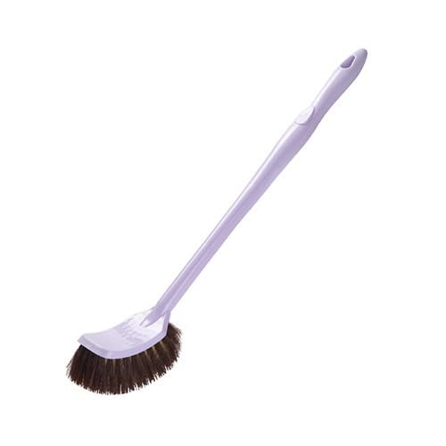 Gründliche Reinigung Toilettenbürste mit langem Griff, kein Toter Winkel, Badezimmerreinigung, Toilettenreinigung, Haushaltsset Platzsparend(Purple) von Dh2yjnbf3