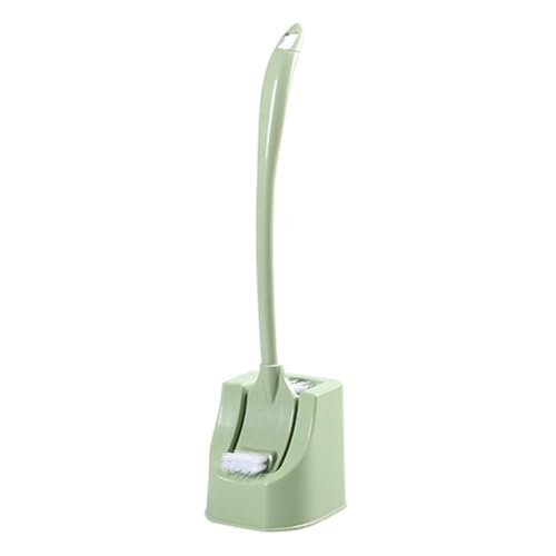 Gründliche Reinigung Toilettenbürstenset Toilettenreinigung Haushalt Weiche Borsten Badezimmer Toilettenbürste Langer Griff Platzsparend(Green) von Dh2yjnbf3
