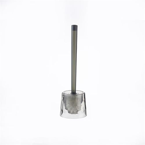 Gründliche Reinigung Toilettenbürstenset mit transparenter Basis aus Kunststoff for die Toilettenreinigung Platzsparend(Grigio) von Dh2yjnbf3