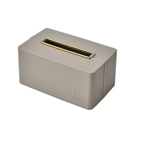 Praktisch Kreativer Taschentuchboxhalter, rechteckiger Serviettenspender aus Kunststoff for Badezimmer, Küche, Schlafzimmer, Wohnzimmer Organizer(Grigio) von Dh2yjnbf3