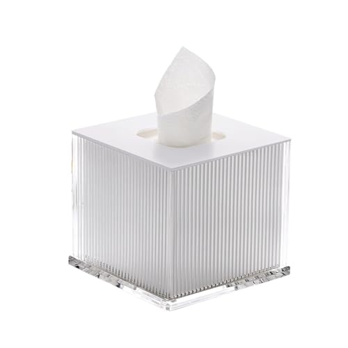 Praktisch Modern Club Square Tissue Box Home Light Luxus Acryl Rollenpapier Box Organizer(Schwarz) von Dh2yjnbf3