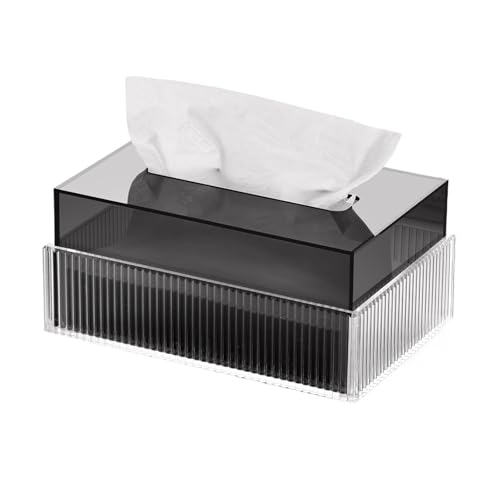 Praktisch Restaurant Esstisch Hotel Tissue Box Abdeckung Licht Luxus Büro Konferenzraum Acryl Serviette Gesichts Spender Organizer(Groß) von Dh2yjnbf3