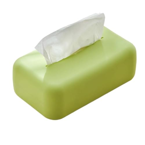 Taschentuchbox Papierhandtuchhalter, wiederverwendbarer Nasshandtuchhalter, Küchenpapierhalter Kosmetiktücherbox(Green) von Dh2yjnbf3