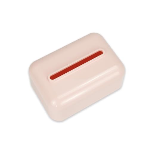 Taschentuchbox Papierhandtuchspender Home Wohnzimmer Toilette Zimmer Desktop Tissue Box Kosmetiktücherbox(Pink) von Dh2yjnbf3