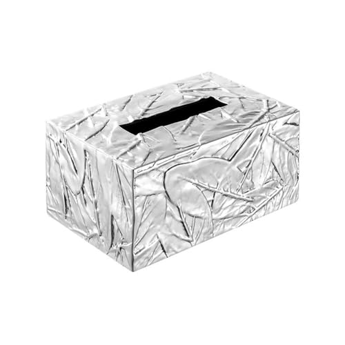 Taschentuchbox Wohnzimmer High-End Edelstahl Schublade Box Hotel Tissue Box Licht Luxus gehobenen modernen kommerziellen Kosmetiktücherbox(Klein) von Dh2yjnbf3