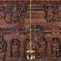 Messing 5 Diyas Hängende Öllampen - Dharma Exclusive | Tempel Lampen von DharmaStatues