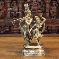 Messing Murli Manohara | Krishna Und Radha Im Dancing Moment - Südindien Make Dharma Exclusive von DharmaStatues