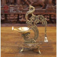 Messing Pfau Phoolwari Lampen | Diyas - Dharma Exclusive | Tempel Diyas von DharmaStatues