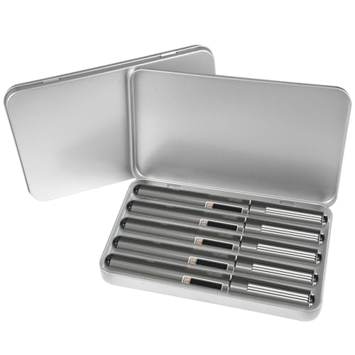 2 Stück Blechdose Metalldose Metallbox 18 × 11 × 1,5 cm, Metalldosen mit Deckel, Metallbox Klein, Blechdose mit Deckel zur Aufbewahrung Kleiner Gegenstände Wie Süßigkeiten, Schmuck, Tabletten Usw von Dhisperares