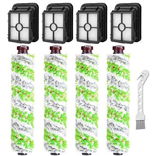 Dhoua Ersatzteile für Bissell CrossWave Pet Pro 2306A & CrossWave 1785 Serie, 4 Stück Multi-Surface Pet Pro Bürstenrollen + 4 Pack 1866 Staubsaugerfilter, vergleichbar mit Teil 1613568 & 161-3568, Dhoua Ersatzteile für Bissell CrossWave Pet Pro 2306A & CrossWave 1785 Serie, 4 Stück Multi-Surface Pet Pro Bürstenrollen + 4 Pack 1866 Staubsaugerfilter, vergleichbar mit Teil 1613568 & 161-3568, von Dhoua