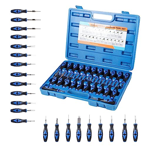 Dhouse 23-TG Terminal Removal Tool Kit Stecker Entriegelung Auspinnen Auspin Entriegeln KFZ Lösen Werkzeug Terminal Steckverbindung Demontage Pin Extractor Tool Entriegelungswerkzeug von Dhouse