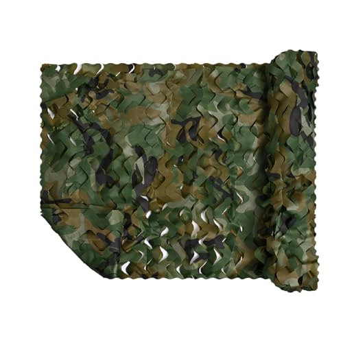 Dhouse Tarnnetz 4m x 6m Camouflage Netz Wald Jagd Camping Sonnenschutz Outdoor Waldlandschaft von Dhouse