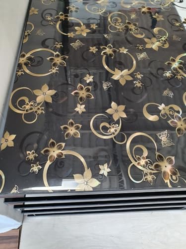 Di-Lara Goldtransparente PVC-Tischfolie | Schützender Tischdeckenschutz | Hochwertige Tischoberflächenabdeckung | PVC-Tischdeckenschutz | Verschiedene Größen Di-Lara Goldtransparente PVC-Tischfolie | Schützender Tischdeckenschutz | Hochwertige Tischoberflächenabdeckung | PVC-Tischdeckenschutz | Verschiedene Größen von Di-Lara